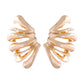 Vintage Irregular Metal Striped Cuff Earring 2024 Trend Women Holiday Charm Jewelry Choice Party Gift