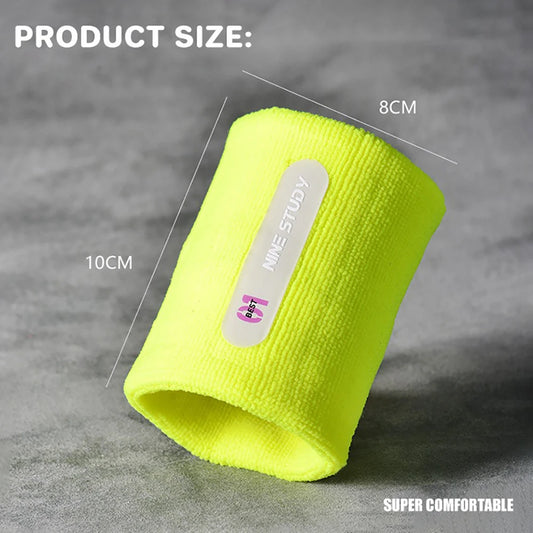 Muñequeras absorbentes de sudor para gimnasio, deportes, culturismo, fitness, correr, baloncesto, muñequeras transpirables de algodón [1 unidad]