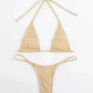 2024 New Sexy Mini Bikini Micro Extreme String Swimwear Bikini Set Summer Female Padded Brazilian Thong Bathing Suit Swimsuit