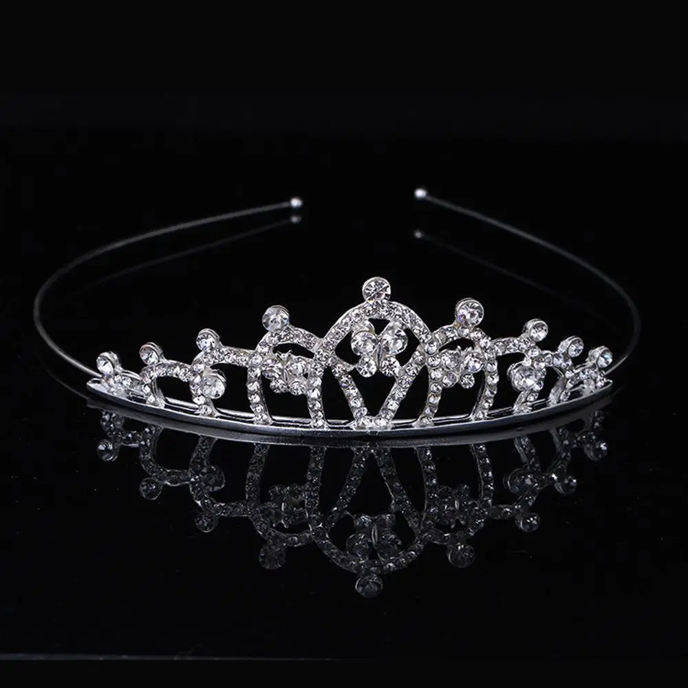 Tiaras y coronas para niñas, diademas, coronas de cristal para novias, accesorios para fiestas de bodas, joyas para el cabello, adornos, tocado