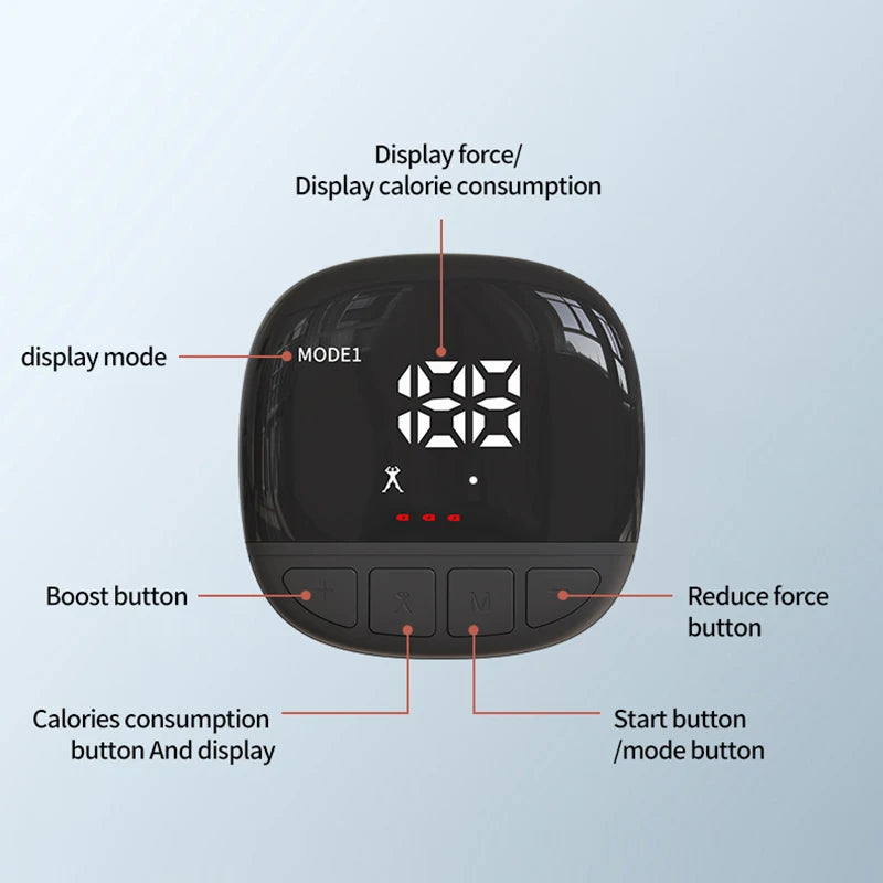 Nuevo entrenador EMS, estimulador muscular abdominal, cinturón adelgazante, monitoriza el consumo de calorías para brazos y piernas, equipo de fitness para bajar de peso.
