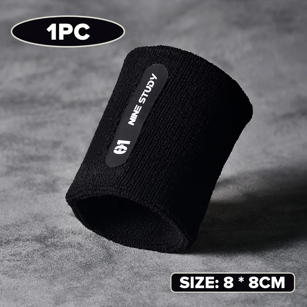 Bracelets absorbant la transpiration, protège-poignets, sport, musculation, fitness, course à pied, basket-ball, respirant, coton (1 pièce)