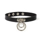 Gargantilla gótica unisex para mujer y niña, collar de cuero con remaches, estilo rock, Kpop, punk, gargantilla negra, collar genial.