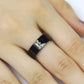 Stainless Steel Couple Rings Halloween Jack and Sally Lover's Rings Engagement Wedding Ring for Men Women Party Jewelry