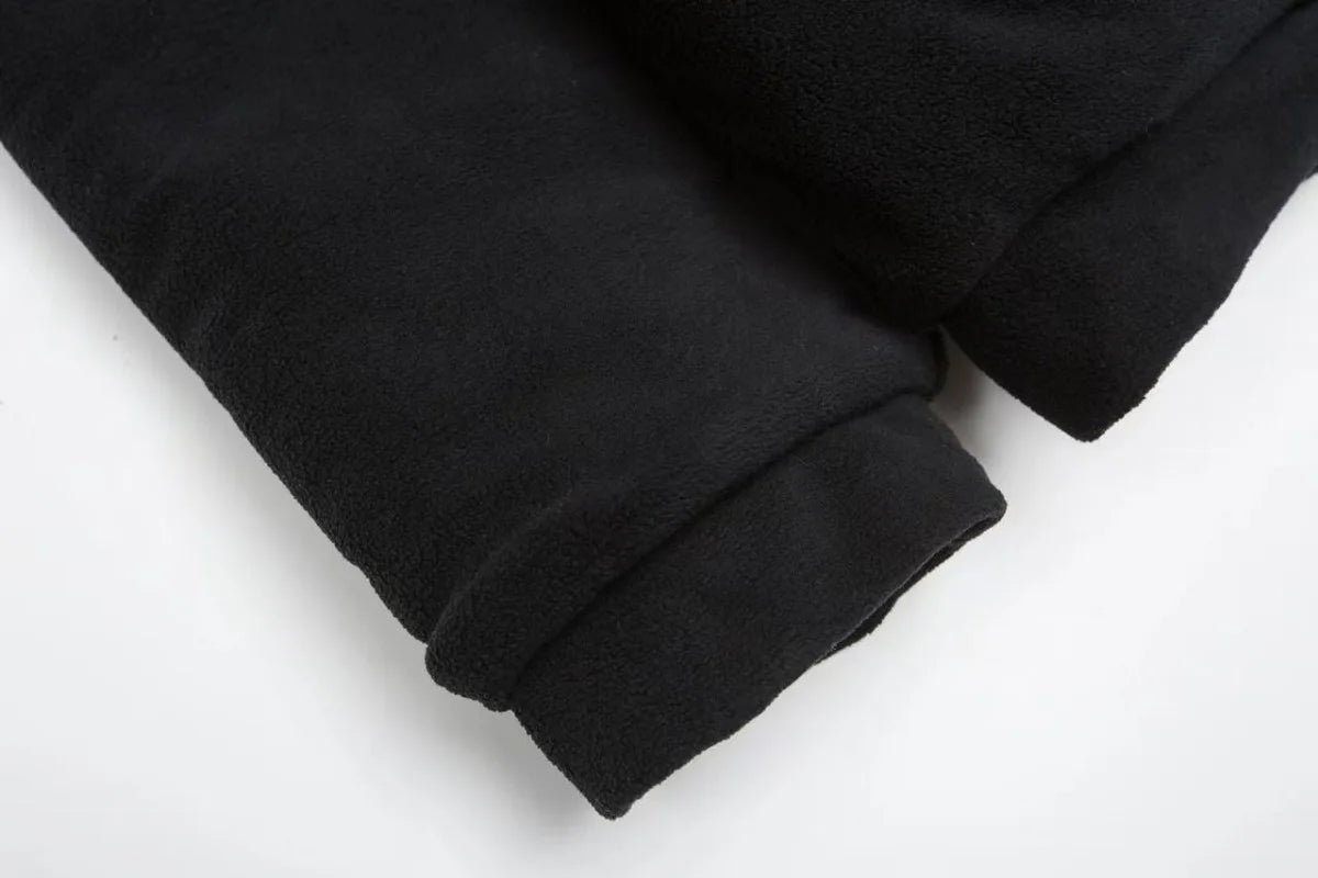 Ropa de calle de moda para hombre Y2k, sudadera informal cálida con cremallera, abrigo grueso holgado retro Harajuku, sudadera con cuello de piel para pareja gótica punk