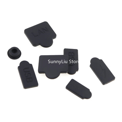 1 jeu de bouchons anti-poussière en silicone pour interface USB HDMI, capuchon anti-poussière pour console PS5