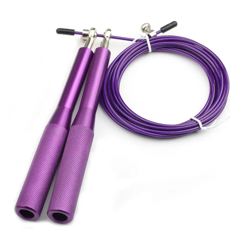 Nouvelles cordes à sauter de fitness Crossfit, corde à sauter rapide en fil d'acier lourd pour la boxe, l'entraînement MMA, la gym, la corde à sauter