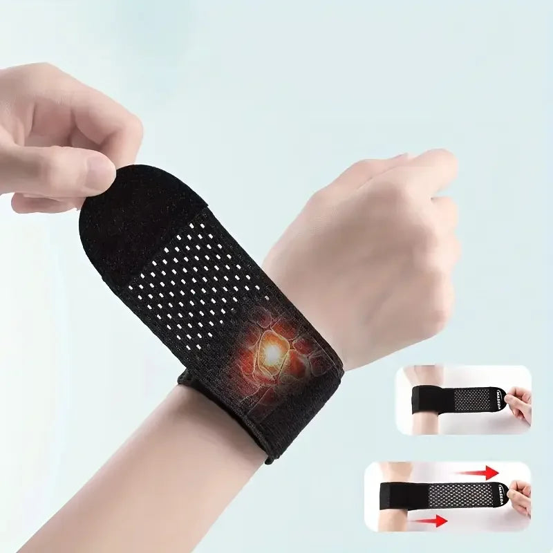 2Pcs Adjustable Wristband Wrist Support Arthritis Sprain Wrist Brace Protect Sport Fitness Compression Wrist Strap Carpal Tunnel
