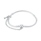 Pulsera de plata de ley 925 con cierre de corazón brillante y cadena de serpiente para mujer, compatible con dijes DIY, cuentas, joyería, regalo