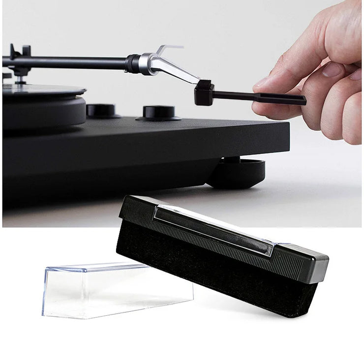 Hot Sale Anti-Static Velvet Brush Phonograph Cleaning Brush Dust Remover for CD/LP Vinyl Phonograph Turntable Player Accessories