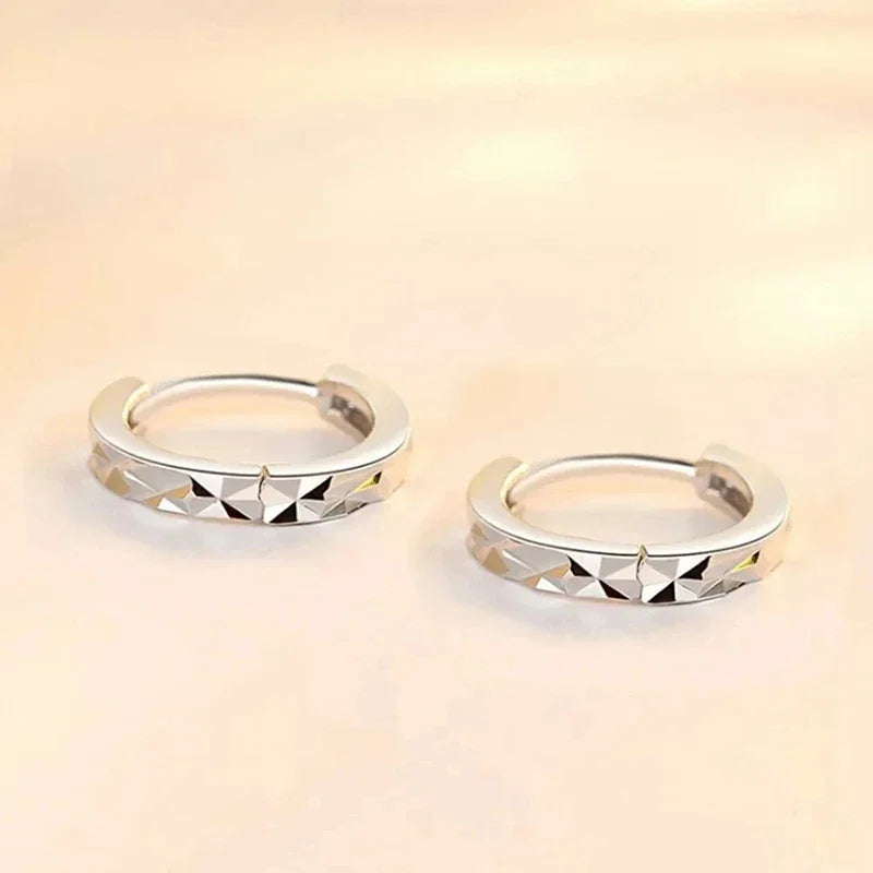 Pendientes URBABY de plata de ley 925 con forma de aguja, joyería de moda para mujer, de alta calidad, con diseño retro sencillo y tallado de estrellas.