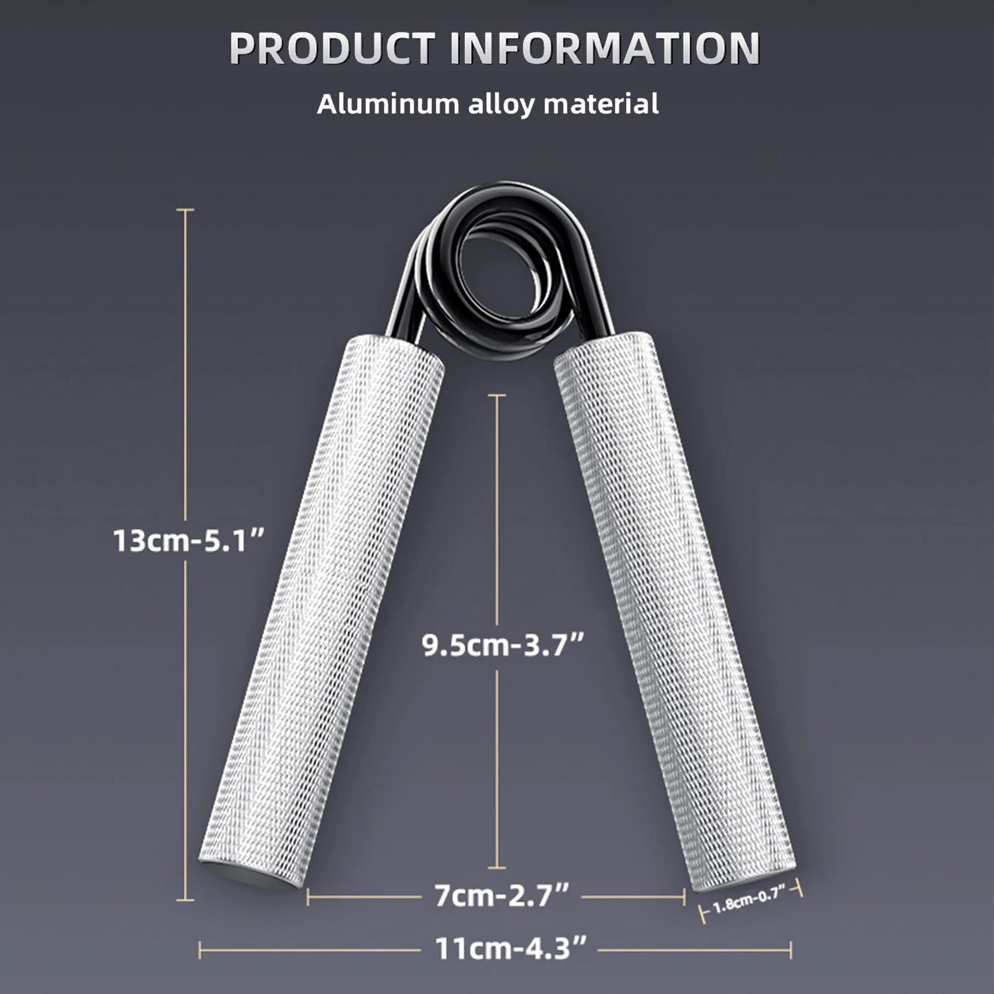 Entrenador de fuerza de agarre de 100 a 300 libras, 1 pieza, pinza de mano de metal para fitness, ejercitador de músculos del antebrazo antideslizante, ejercicio de rehabilitación de manos