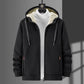 Sudaderas con capucha para hombre, sudaderas de invierno de lana gruesa, chaquetas con capucha de talla grande, abrigos de lana para hombre, cárdigan de lana de cordero para hombre, sudaderas con capucha