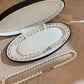 High end Genbao Buckle Design Imitation Pearl Beaded Necklace 2024 Fashion Jewelry For Women's Sexy Collar Chain Accessories