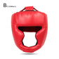 Full-covered Boxing Helmet Kids Adults Muay Thai Training Equipment Gym Head Taekwondo Protector Head Equipment Helmets Headgear
