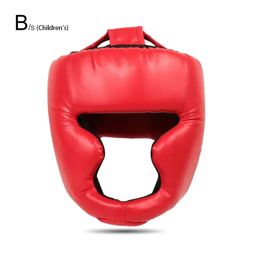 Full-covered Boxing Helmet Kids Adults Muay Thai Training Equipment Gym Head Taekwondo Protector Head Equipment Helmets Headgear