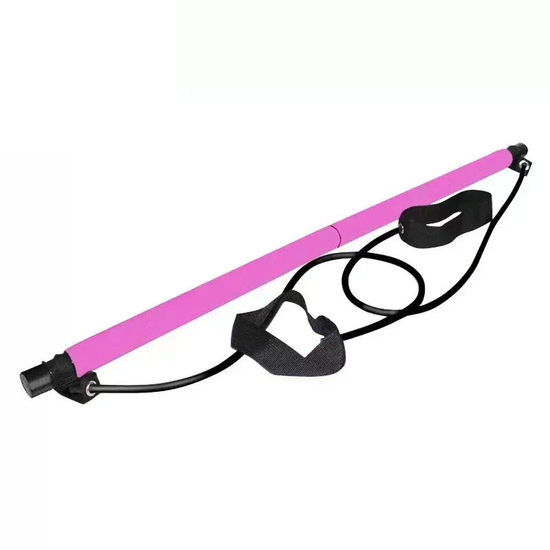 New Fitness Yoga Pilates Bar Stick Crossfit Resistance Bands Trainer Yoga Pull Rods Pull Rope Portable home Gym Body work out