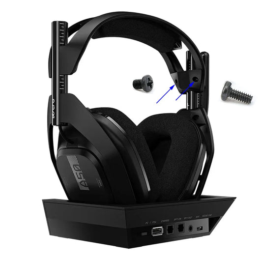 Tornillos de reparación de diadema para auriculares ASTRO Gaming, A50, A40. Reemplazo de almohadillas.