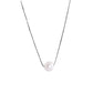 Gargantilla con colgante de perla redonda de plata de ley 925 auténtica de INZATT para mujer, joyería fina, accesorios minimalistas