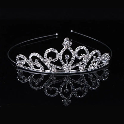 Tiaras y coronas para niñas, diademas, coronas de cristal para novias, accesorios para fiestas de bodas, joyas para el cabello, adornos, tocado