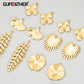 GUFEATHER MD88, accesorios de joyería, acero inoxidable 316L, sin níquel, accesorios de bricolaje, dijes, colgantes de bricolaje, fabricación de joyas, 4 piezas/lote