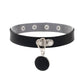 Gargantilla gótica unisex para mujer y niña, collar de cuero con remaches, estilo rock, Kpop, punk, gargantilla negra, collar genial.