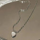 Fashion Tulip Drop Pendant Necklace for Women Luxury Shiny Zircon Accessory Clavicle Chain Necklace Sweet Girl Jewelry Gift 2024