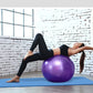 Ballon de fitness en PVC de 45 cm de diamètre, ballon de yoga épais et antidéflagrant, équipement de gymnastique à domicile, de Pilates, ballon d'équilibre