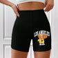 Cute Little Bear Printing Women Elastic Pants Hip Hop Breathable Shorts Street Summer Tight Pants Casual Oversize Sports Pants