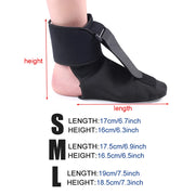 Compression Plantar Fasciitis Night Splint Sock, Support Dorsal Drop Foot Orthopedic Brace,Soft Stretching Boot Splints for Feet