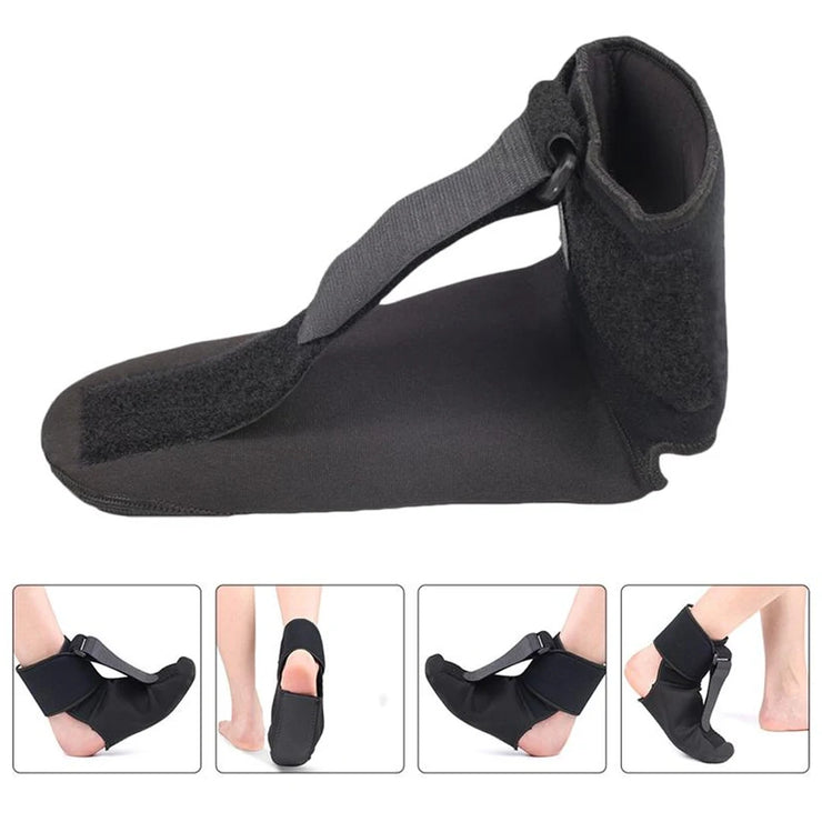 Compression Plantar Fasciitis Night Splint Sock, Support Dorsal Drop Foot Orthopedic Brace,Soft Stretching Boot Splints for Feet