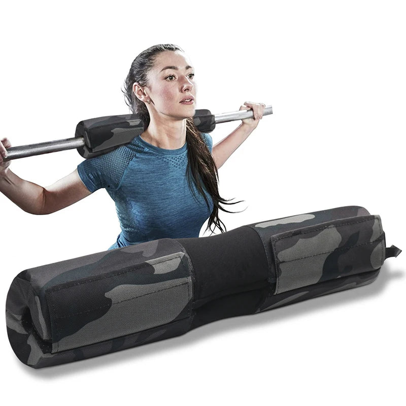 Almohadilla para sentadillas con barra, almohadilla para hombros, empuje de cadera, funda de espuma para barra, bolsa suave para entrenamiento de levantamiento de pesas, equipo para hombres y mujeres, equipo de gimnasio y fitness.