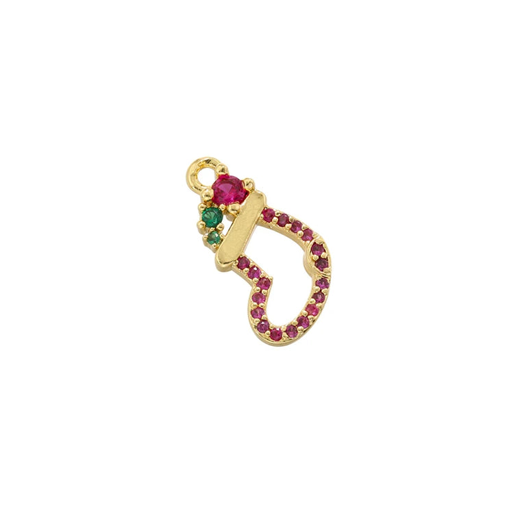 ZHUKOU christmas charms for jewelry making Lovely Christmas Tree series pendants DIY Handmade Jewelry Making accessories VD1383
