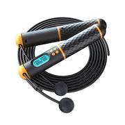 2 In 1 Multifun Skipping Rope With Digital Counter Speed Professional Ball Bearings And Non-slip Handles Jumps And Calorie Count