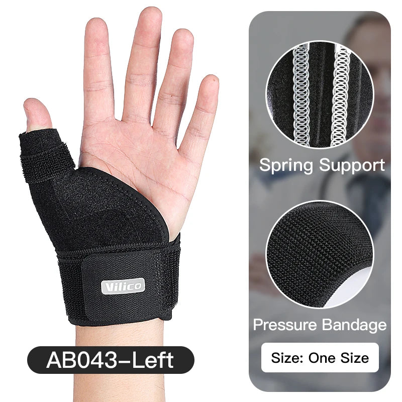 Attelle de stabilisation réglable pour le pouce et le poignet, bandage élastique de pression, support du pouce pour l'arthrite, la tendinite et le tunnel carpien