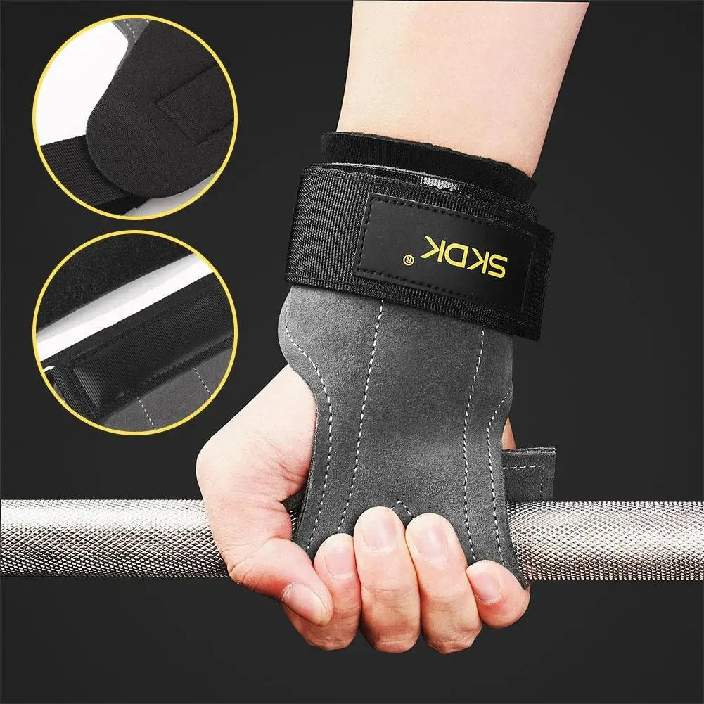 Lot de 2 gants de sport antidérapants et résistants à l'usure pour la protection des poignets et la force de préhension