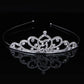 Tiaras y coronas para niñas, diademas, coronas de cristal para novias, accesorios para fiestas de bodas, joyas para el cabello, adornos, tocado