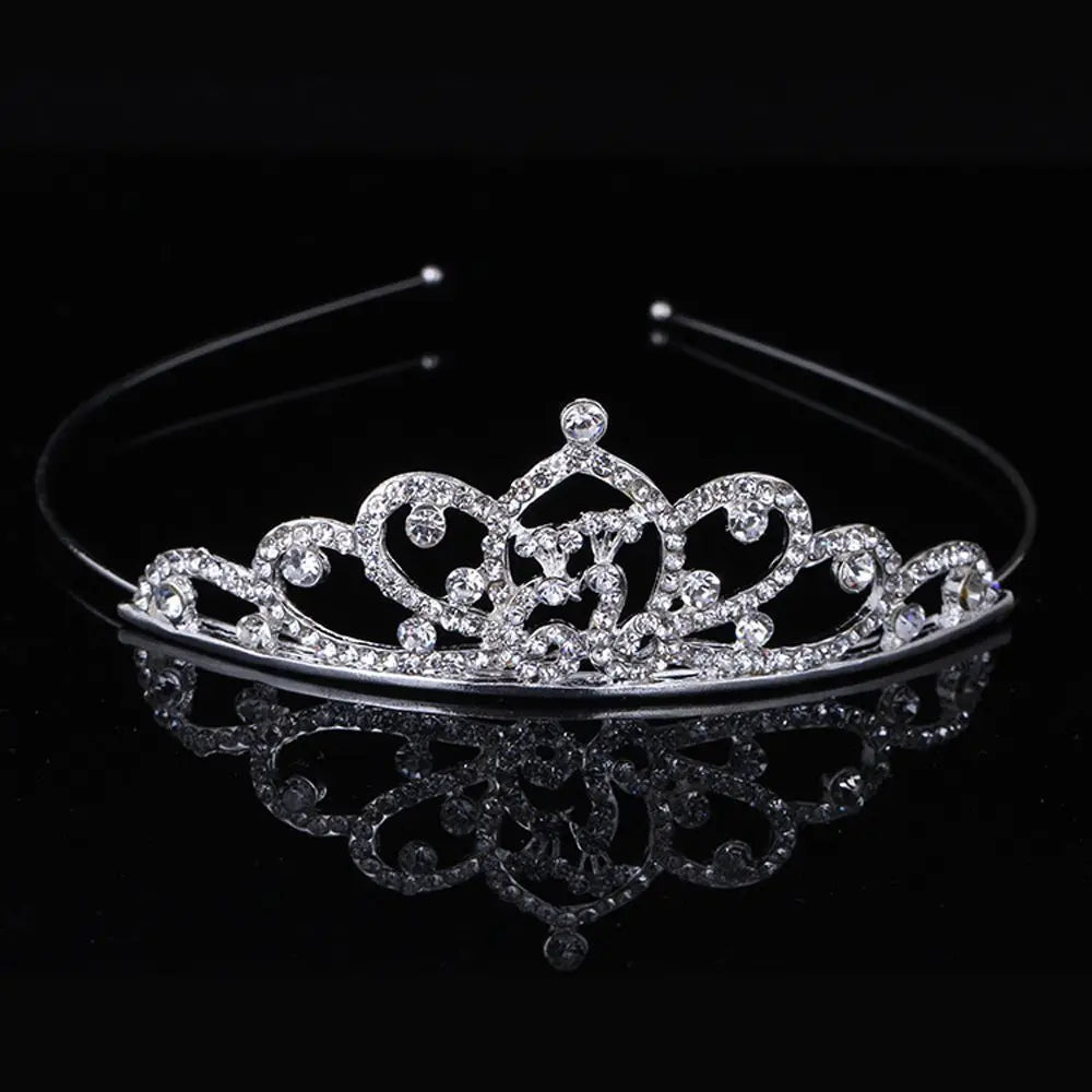 Tiaras y coronas para niñas, diademas, coronas de cristal para novias, accesorios para fiestas de bodas, joyas para el cabello, adornos, tocado