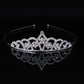 Tiaras y coronas para niñas, diademas, coronas de cristal para novias, accesorios para fiestas de bodas, joyas para el cabello, adornos, tocado