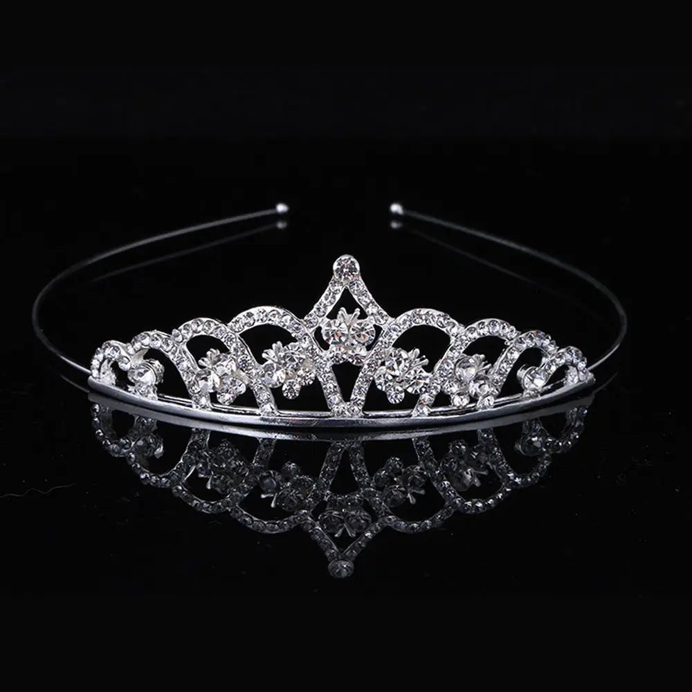 Tiaras y coronas para niñas, diademas, coronas de cristal para novias, accesorios para fiestas de bodas, joyas para el cabello, adornos, tocado