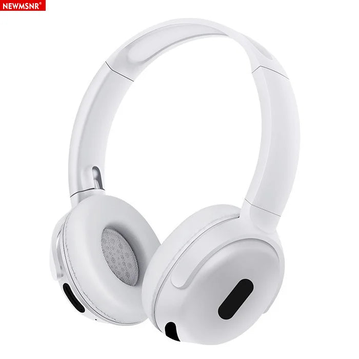 NEWMSNR Hifi Stereo Foldable Wireless Headphones Bluetooth Sports Earphones Noise Cancelling Headphones with Mic Gamer Headsets