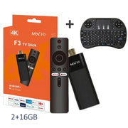MX10 F3/MX10 mini TV stick android13 h618 ATV 4K HD TV box 2.4/5G WiFi smart TV receiver for Google YouTube Netflix media player