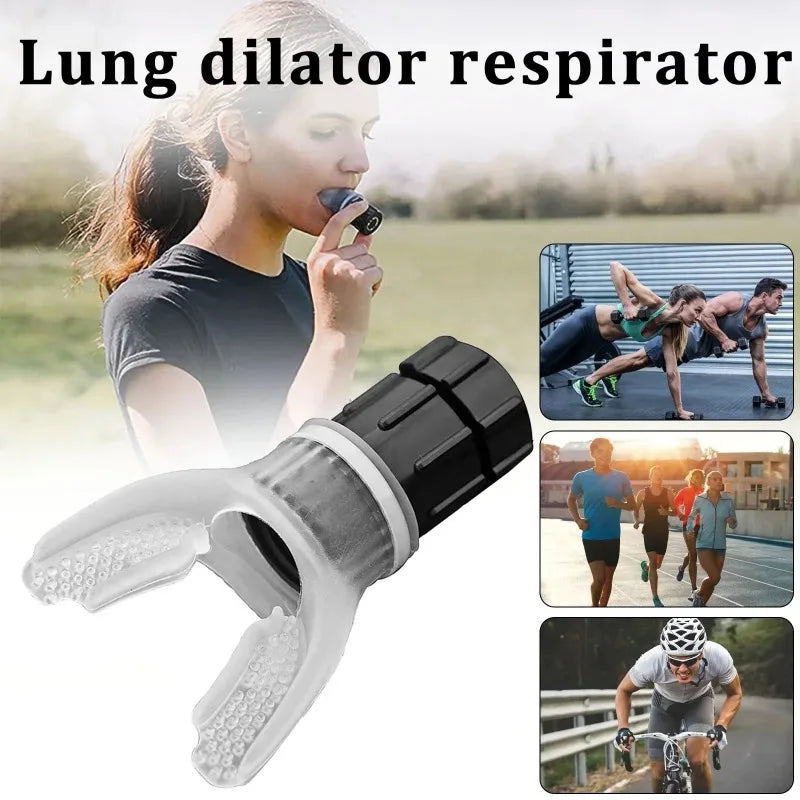 Appareil d'exercice respiratoire spirométrique avec résistance réglable pour augmenter la capacité pulmonaire et la force abdominale Appareil o2 Lung Trainer