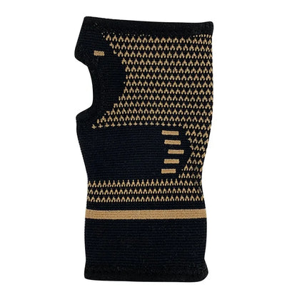 Support de poignet en cuivre tricoté, bracelet de sport professionnel, gant de compression de sécurité pour le sport, manchon de paume absorbant la transpiration pour le syndrome du canal carpien