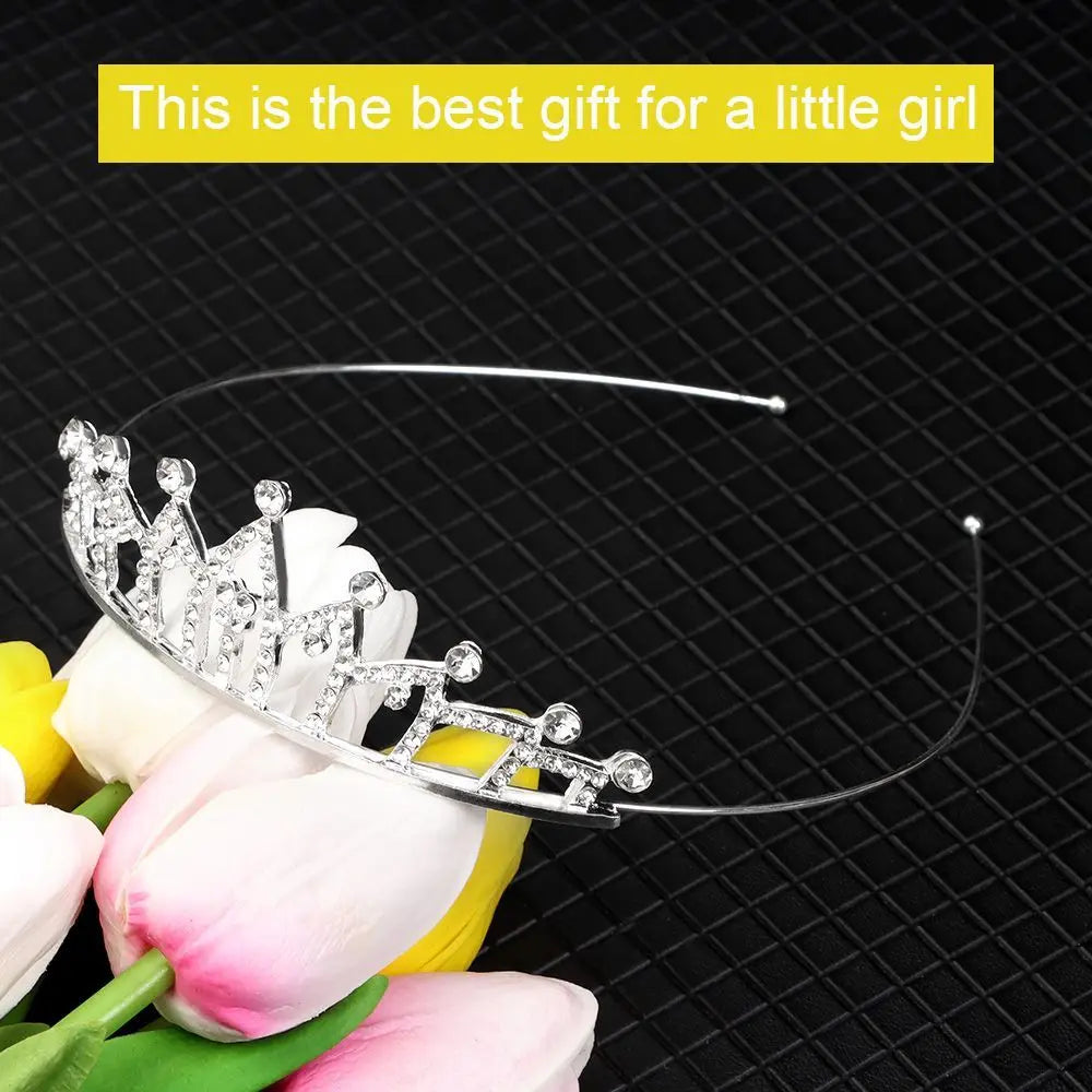 Tiaras y coronas para niñas, diademas, coronas de cristal para novias, accesorios para fiestas de bodas, joyas para el cabello, adornos, tocado
