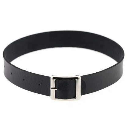Gargantilla gótica unisex para mujer y niña, collar de cuero con remaches, estilo rock, Kpop, punk, gargantilla negra, collar genial.