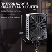 MIAOTU G230W G330W Portable LED Photography Light Fill Light 2800K-6500K Studio Baorongkou Video Light Live Studio
