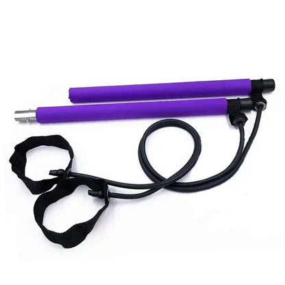 New Fitness Yoga Pilates Bar Stick Crossfit Resistance Bands Trainer Yoga Pull Rods Pull Rope Portable home Gym Body work out