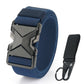 HSSEE New 105cm to 125cm Elastic Belt for Men Metal Buckle Quick Release Military Tactical Belt Soft Nylon Casual Belt Male