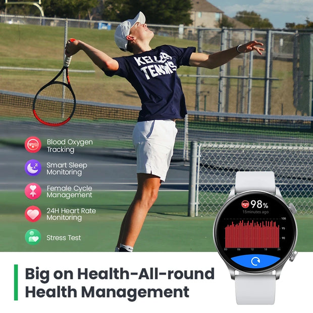 HAYLOU Solar Plus RT3 Smart Watch 1.43"AMOLED Display Bluetooth Phone Call Smartwatch Health Monitor IP68 Waterproof Sport Watch